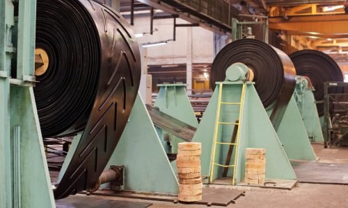 Rubber conveyor belts